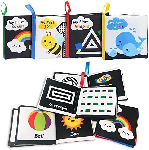 Soft Busy Tail Book Crinkle Cloth Book Learning Toy main image 1