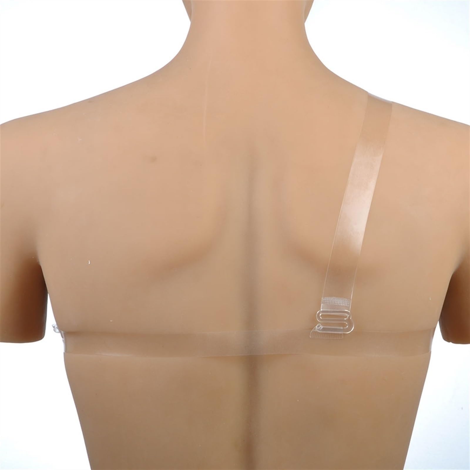 ALKANI Prótesis Artificial de Silicona de un Solo Tirante para el Pecho Derecho e Izquierdo con Tirante Ajustable Adecuado para Pacientes con mastectomía (Color : Skin, Size : 4XL)