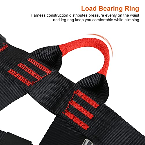 Foto von Ownant Klettergurt Klettersteigset Absturzsicherung Fallschutz Klettergurt Klettergurte für Bergsteigen Baumklettern