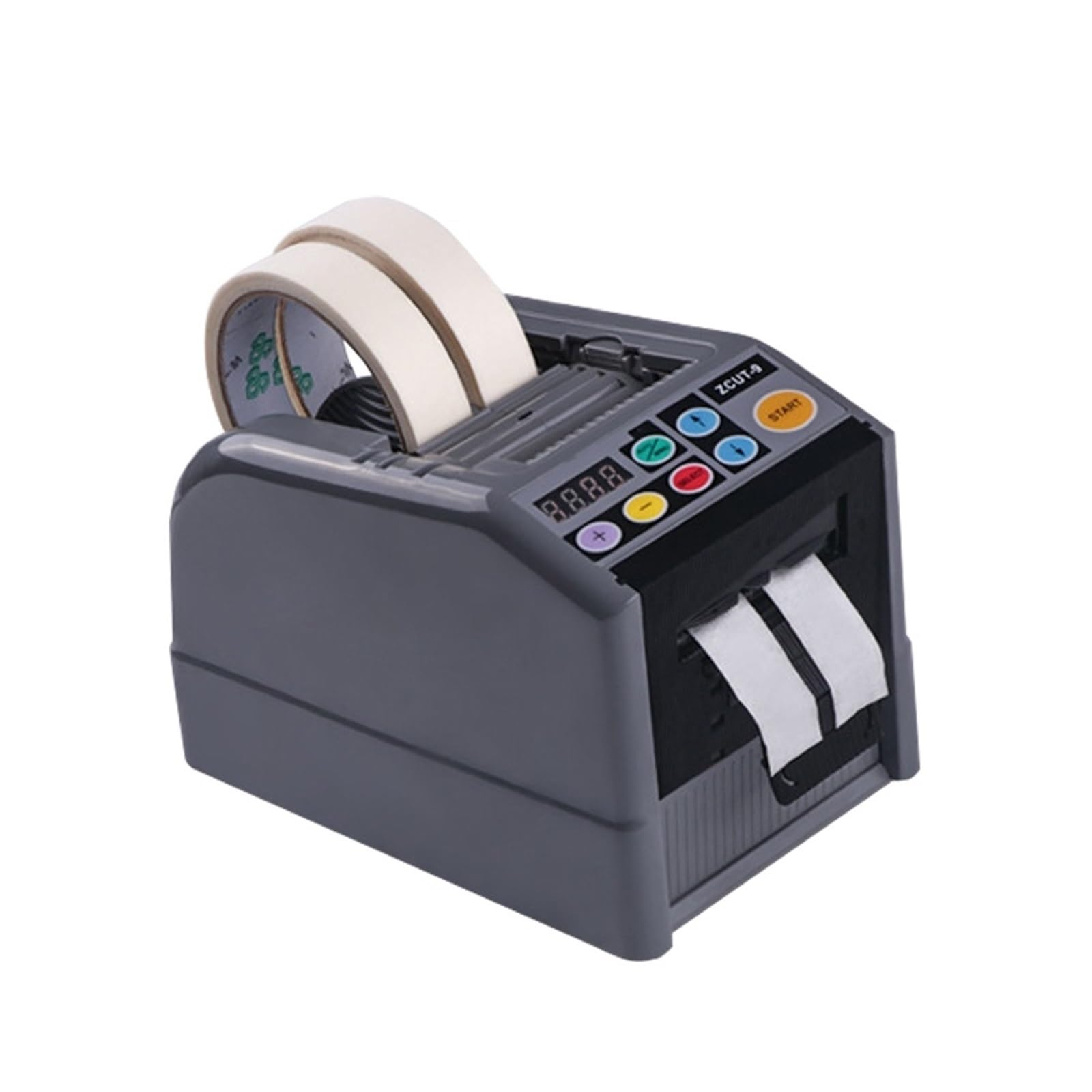 Klebebandabroller, Automatische Klebebandspender-Schneidemaschine, intelligente 6-60 mm Klebeband-Doppelseitenschneider-Verpackungsmaschine für Versand und Schulen