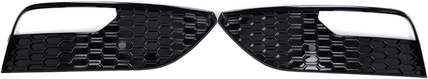 Fog Lamps Cover 2PCS for Gloss Black Fog Light Bezel Grill Replacement A3 2012-2016 Front Bumper Grille Cover 8V3807681 8V3807682