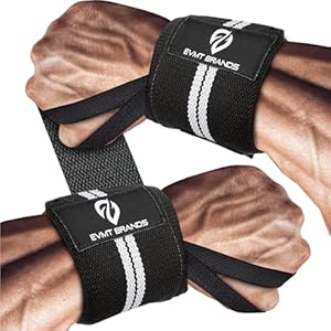 EVMT Premium Weightlifting Wrist Wraps – Durable Wrist Straps for Weightlifting, Enhanced Wrist Support, Ideal Lifting Straps and Wrist Wraps for Weightlifting