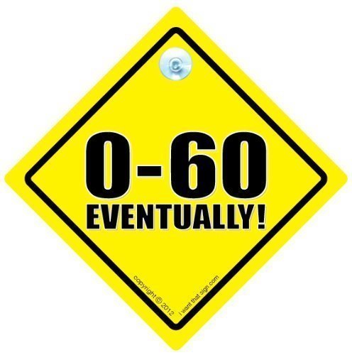 0-60 certo auto cartello, Baby on bordo per auto