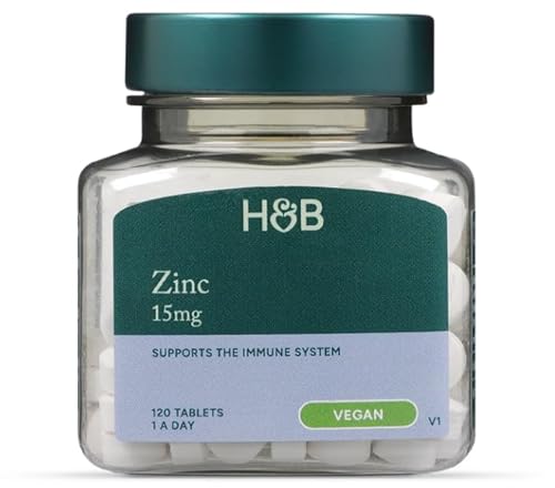 Holland & Barrett Zinc 15mg 120 Tablets
