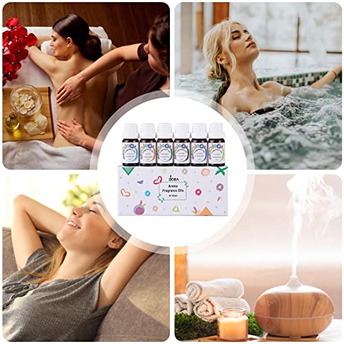 6 Blends Essential Oils Set, Organic Aromatherapy Diffuser Blends Oils for Skin & Hair Care, 6 Pack Pure Aromatherapy… - Afbeelding 4