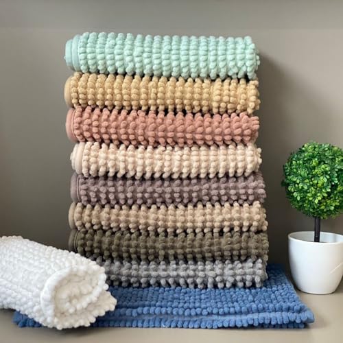 Kit 2 Tapetes Bolinha Antiderrapante 38X58 CM ****CORES SORTIDAS****