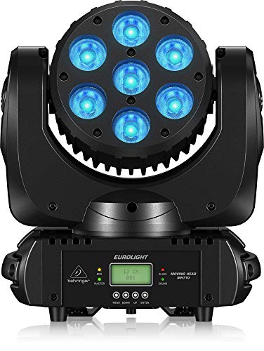 Behringer EUROLIGHT MOVING HEAD MH710 Compact Moving Head Wash Lighting Effect with RGBW LED