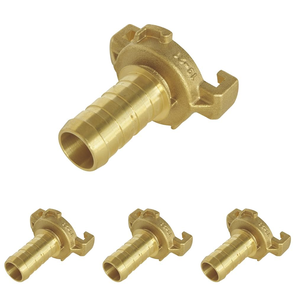 Raccord express cannelé pour tuyau Ø19mm laiton connexion rapide robinet arrosage