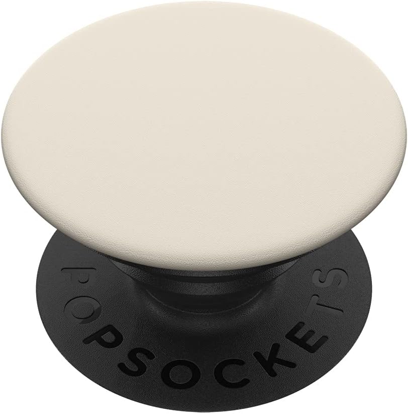 Minimalist ,Cream , Beige , Solid Vibrant Colors PopSockets Standard PopGrip