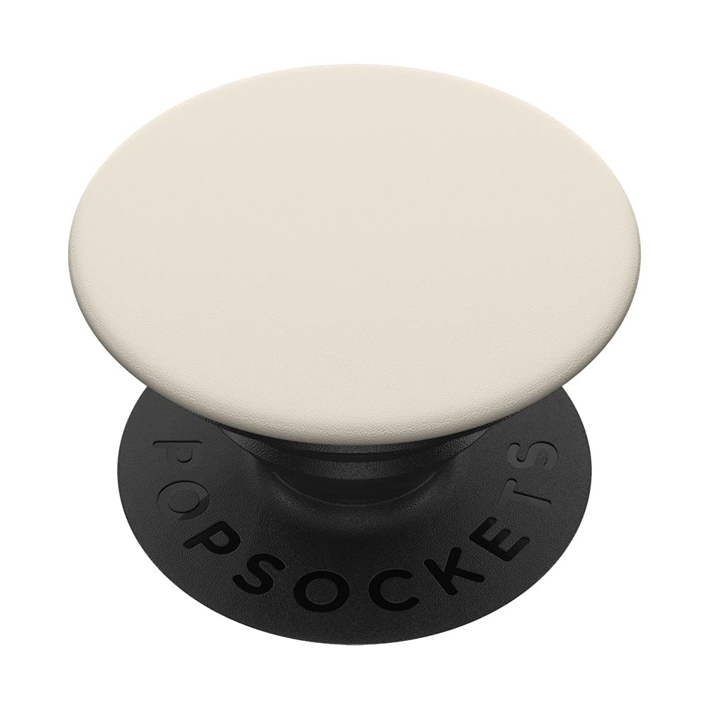 Minimalist ,Cream , Beige , Solid Vibrant Colors PopSockets Standard PopGrip