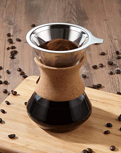 Pour Over Coffee Maker With Dripper Filter 17 Ounce/ 500 Ml #TOP2