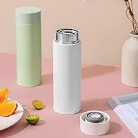 Vista 5 de 11 oz Mini Water Bottle Stainless Steel Thermoses Small - Insulated Vacuum, Leak Proof, Keeps Drinks Hot/Cold - Ideal for Coffee, Tea, Water - Pink