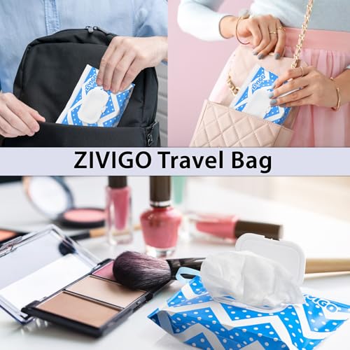 Lenços removedores de maquiagem com estojo