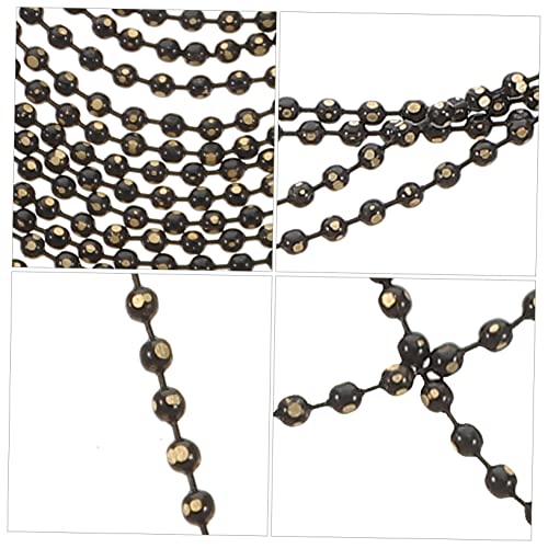 EXCEART 3 Pçs Corrente De Contas De Cobre Para Fabricação De Roupas Corrente De Bolas De Cobre Para