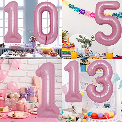 Huge Macaron Pink Number 2 Balloon Macaron Pink 2 Birthday Balloon 2Nd Birthday Party Supplies Decors For Girl Giant 2 Balloon Pink 2 Years Old Balloon Anniversary Party Decors Digital Balloons #TOP3