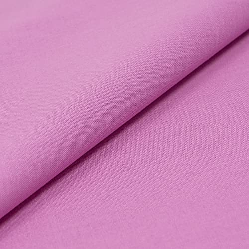 Image of SINGER Fabrics, 100% Cotton, 44 Inch Wide, Quilt and Craft Fabric for Sewing, Cyclamen Pink, Cut by the Yard
