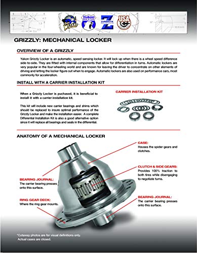Yukon Gear & Axle (Yglt8-30) Grizzly Locker For Toyota 8 4 Cylinder 30-Spline #TOP2