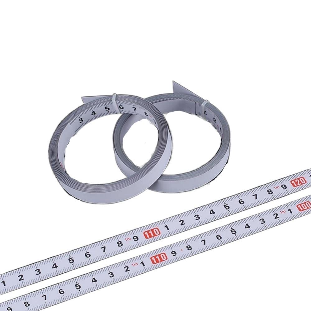 Cinta métrica adhesiva de acero inoxidable 3 m miniatura 1
