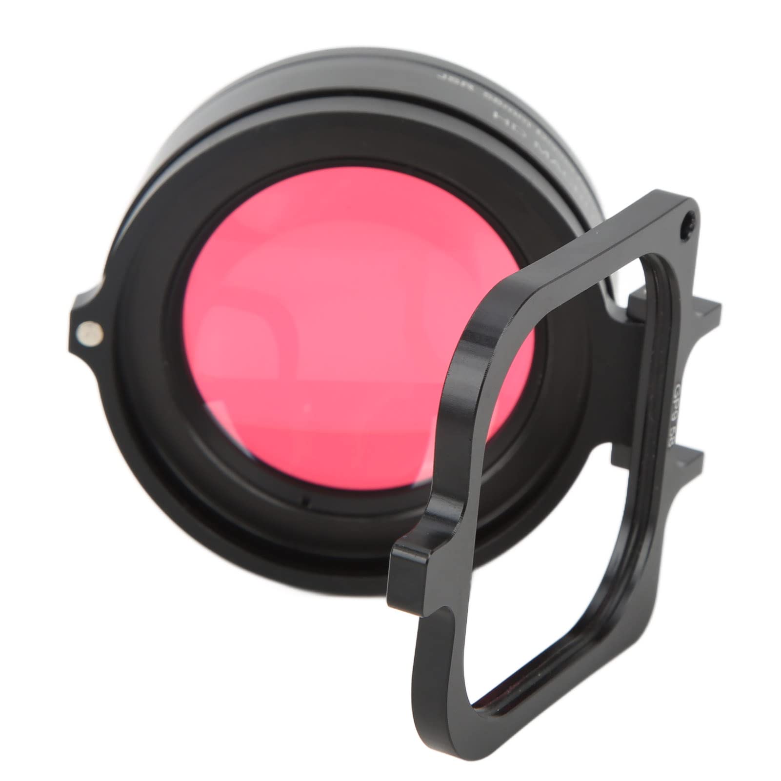 XINL Filtro de Buceo Rojo Púrpura de 58 Mm, Lente de Primer Plano Macro HD 16x Estable Simple con Correa de Mano para Fotografía Subacuática para Hero 9