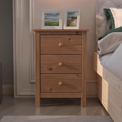 From the Tree Furniture Tall Nightstand with 3 Drawers -