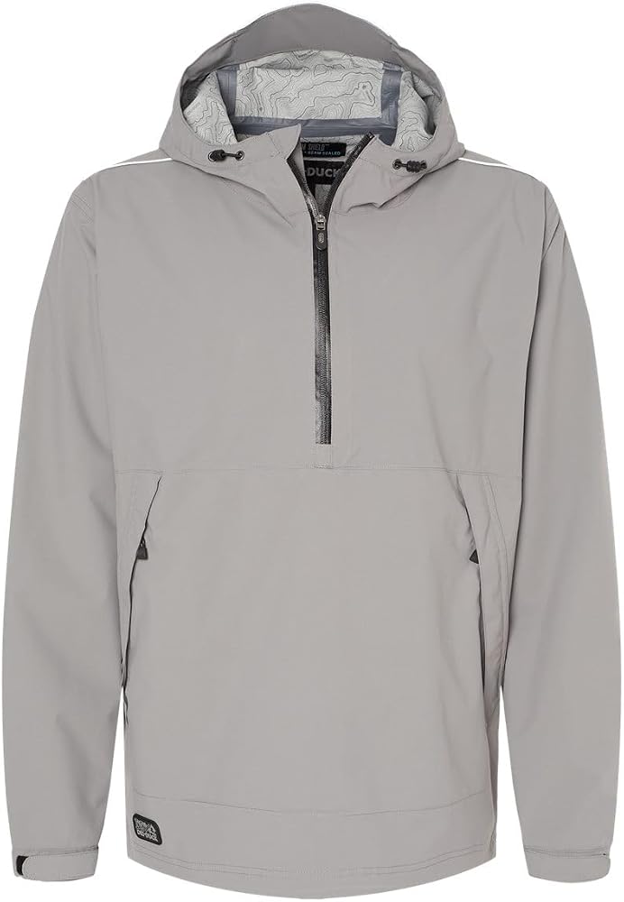 ジャケット・アウター CHALLENGER TECHNICAL ANORAK JACKET DRI Duck Mens Challenger Anorak, L, Grey at Amazon Men's Clothing