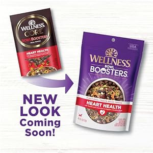 Wellness CORE Bowl Boosters Coronary heart Well being Canine Meals Topper, 4 Ounce Bag Wellness CORE Bowl Boosters Coronary heart Well being Canine Meals Topper, 4 Ounce Bag