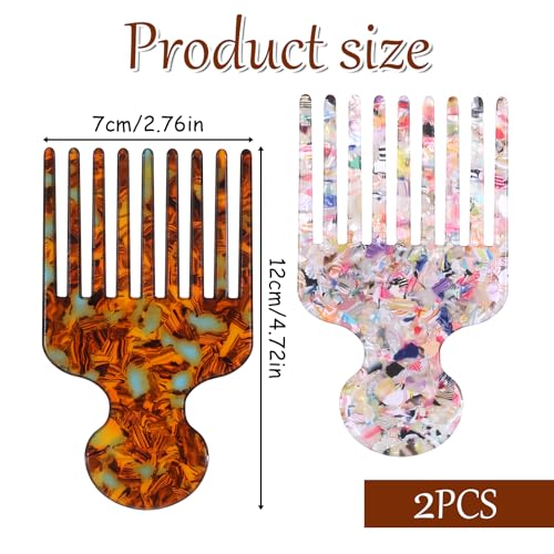 Peine de Dientes Anchos para Rizos 2 Pzs miniatura 6