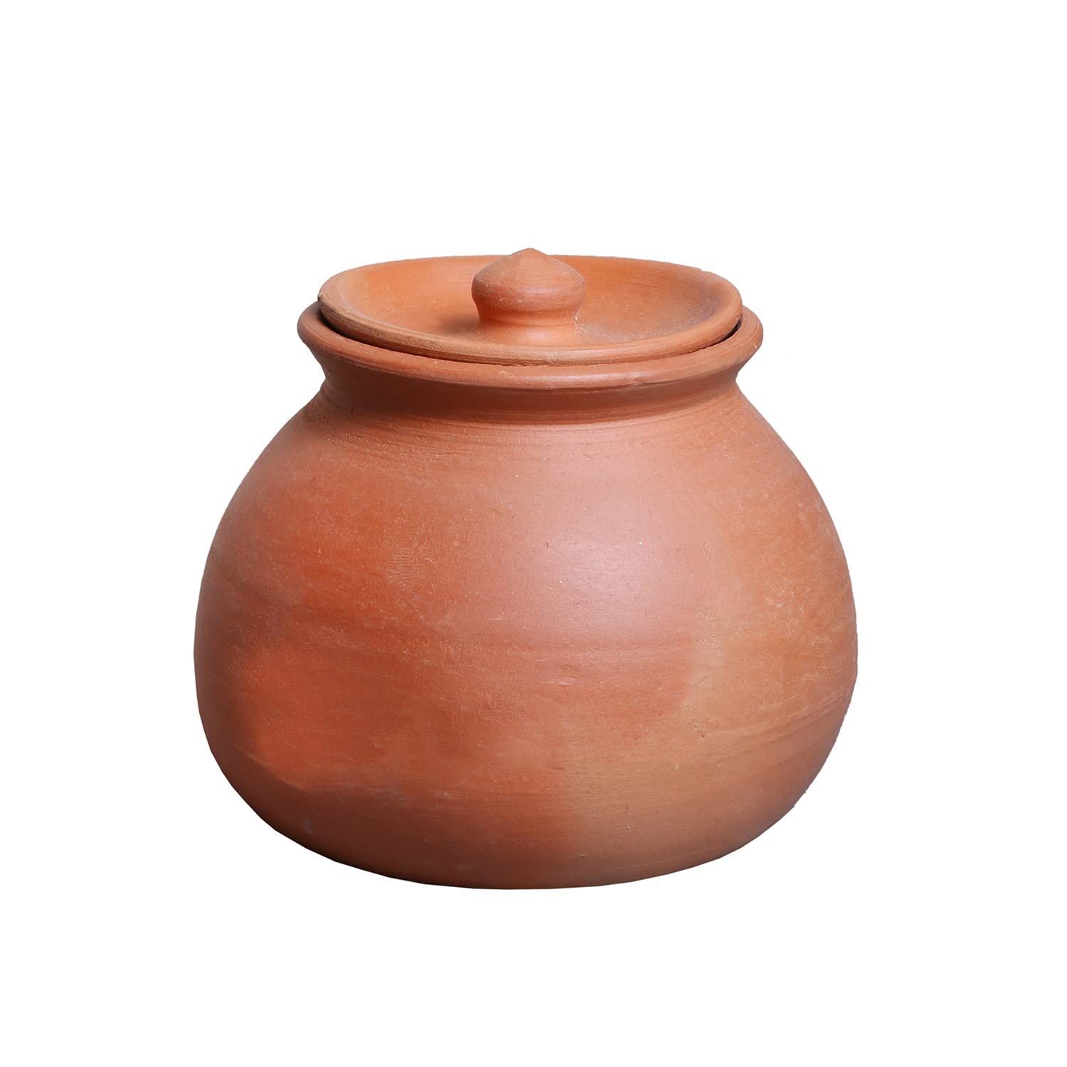 Terracotta Curd Dahi Pot Handi with lid 250 ML Dahi Pot Non-Toxic Use Kitchen & Dining Cookware Earthenware 1 Piece