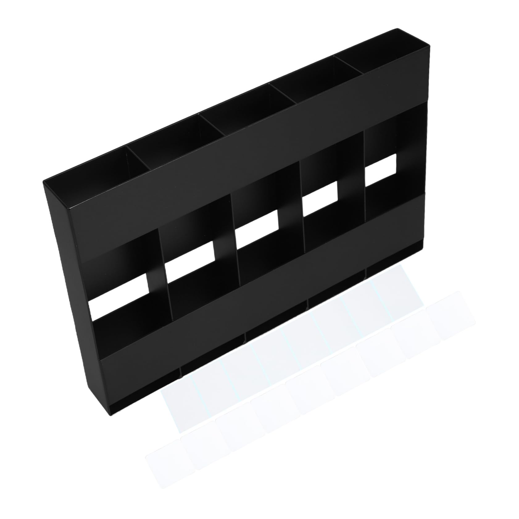 OFFSCH Hanging Utensil Holder Rustic Iron Straw Dispenser with Adhesive Tape Space Saving Design for Kitchen Counter Stylish Chopstick Organizer for Home and Office