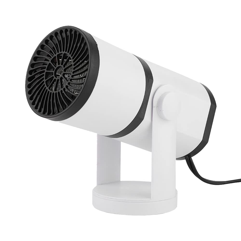 Car Heater Fan, MACHSWON 12V/24V 2-in-1 Portable Car Rotatable Heater for Cigarette Lighter Plug, Car Heater for Defrosting Defogging Cooling Heating, White
