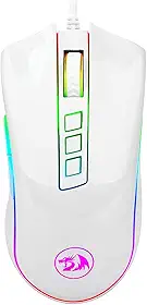 Mouse Gamer Redragon Cobra M711W RGB (10000 DPI/Pixart PMW3325) - Branco