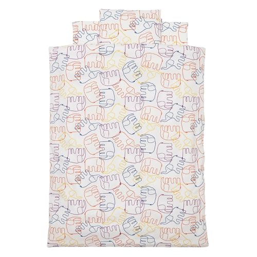 nishikawa 【 西川 】 ベビー 布団セット 6点セット 赤ちゃん用 フィンレイソン エレファンティ・ヴィッリ 洗える 北欧 日本製 WF54302000