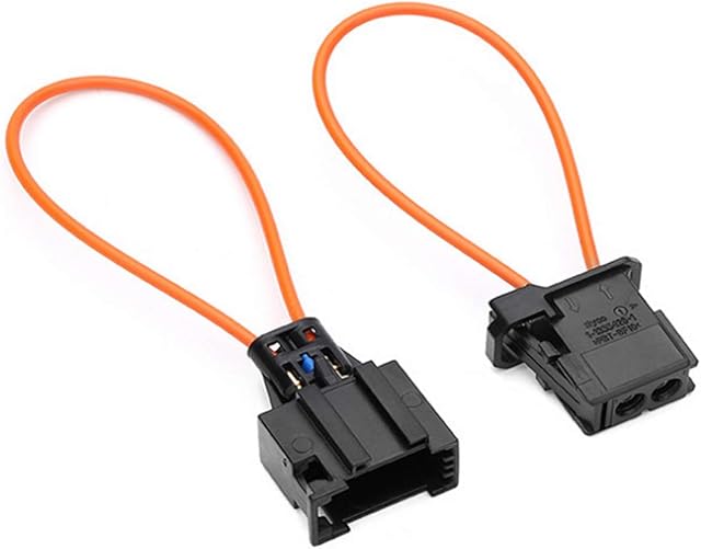 NewTH MOST Optical Optic Fiber Loop Connector Diagnostic Device Tool bypass Female & Male Adapter for Car (2PCS)