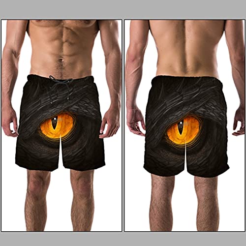 Short de bain œil de dragon homme multicolore taille L