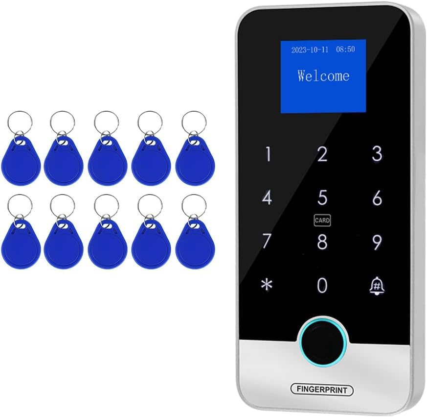 Clavier d'accès à empreinte digitale RFID pour de multiples utilisateurs