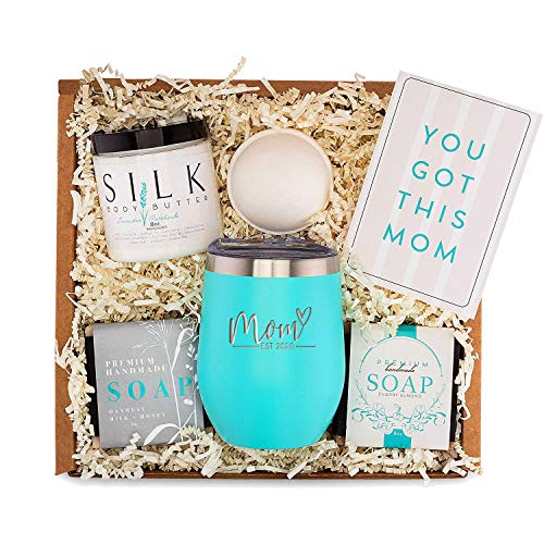 New Mom Gifts Ideas | Mom Est. 2020 Spa Gift Box | Best