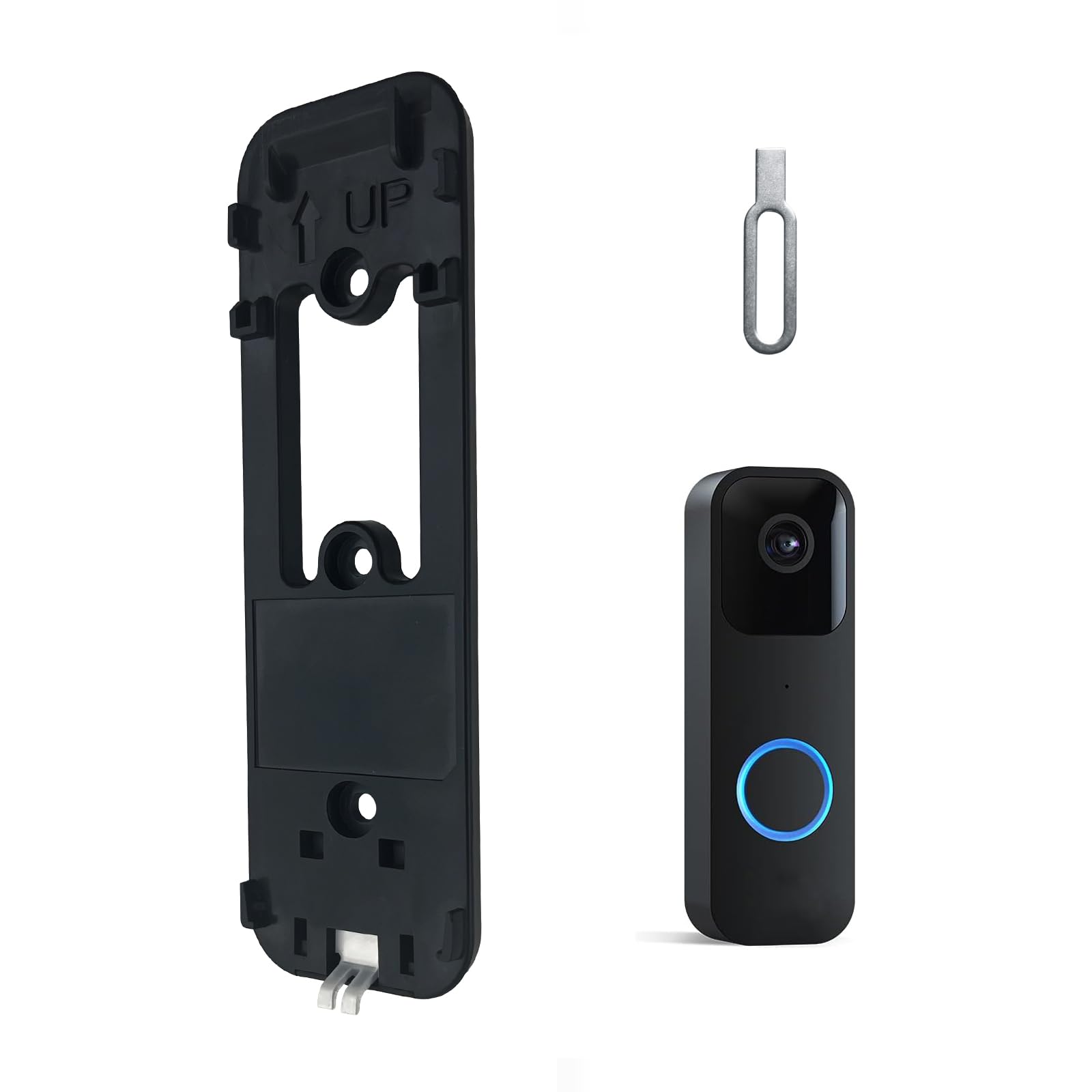 Blink Doorbell Back Plate with 3 Holes, Upgrade Blink Doorbell Backplate Replacement Blink Doorbell Mount