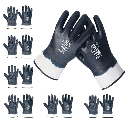 Oil Resistant Gloves for Truck Drivers (Medium)