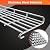 18.75" Grill Grates and Warming Rack for Weber Genesis Ii 300 Series Grills, Genesis 2 E&S 310 315 320 325 340, Grill Parts for Weber 66095 66044