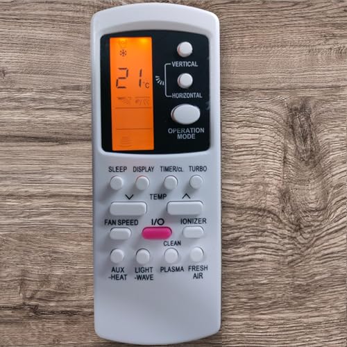 Image of Ac Remote Control Compatible For Lloyd Ac Remote /Lloyd Split Ac Remote /Lloyd Window Ac Remote (Model 13 With Back Light Lloyd),White