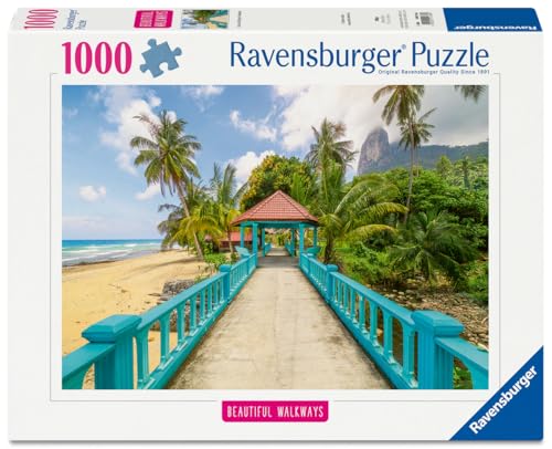 Ravensburger - Puzzle Adulte 1000 pièces - Pont coloré en Malaisie