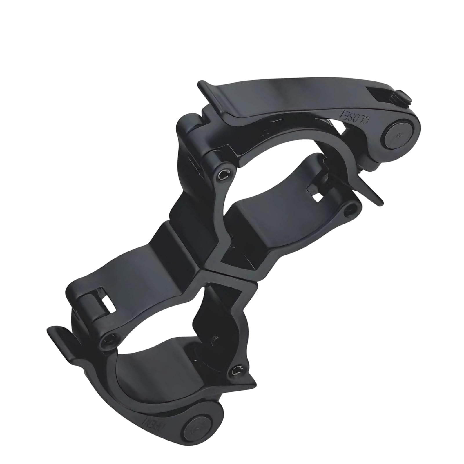 Lightweight High Strength Aluminum Double Hook Clamp Erosion Resistant Pipe Clamp for Stage Light 25-30mm Tube Lighting