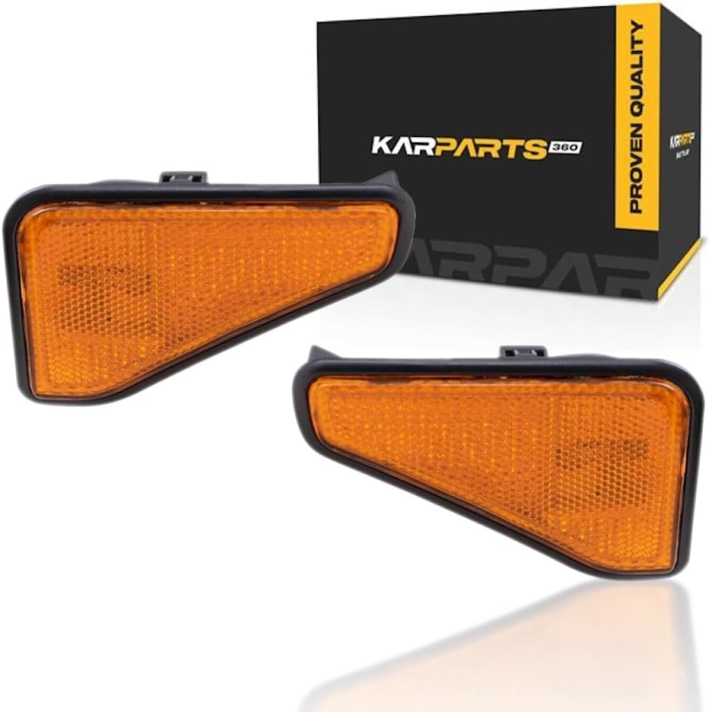 For 2003 04 05 06 07 2008 Honda Element Pair Driver and Passenger Side Turn Signal/Side Marker Light With Bulbs Included HO2550125 HO2551125 | 33851-SCV-A11ZB 33801-SCV-A11ZB