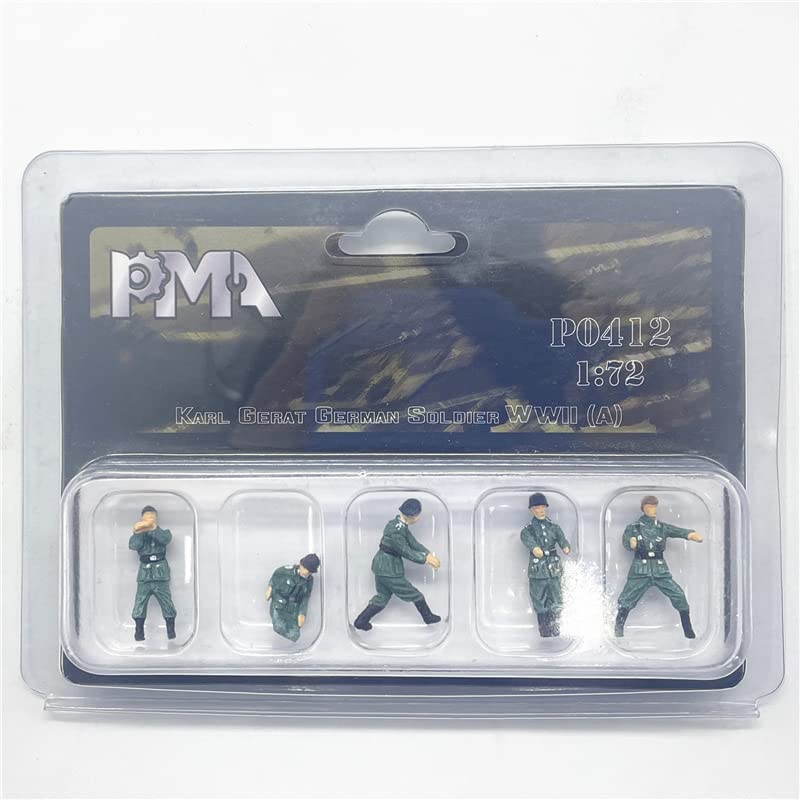 Figurines Karl Gerat 1:72 soldat allemand Seconde Guerre mondiale miniature militaire PMA ABS