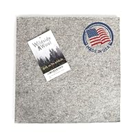 Desert Breeze Distributing 100% Pure Wool Insoles Men Women & Children - Warm Shoe Footbed - Cut to Size Wool Insoles for Boots - Warm Sole Footbeds for Men Women & Children - 12 x 12 x 1/4 Inches