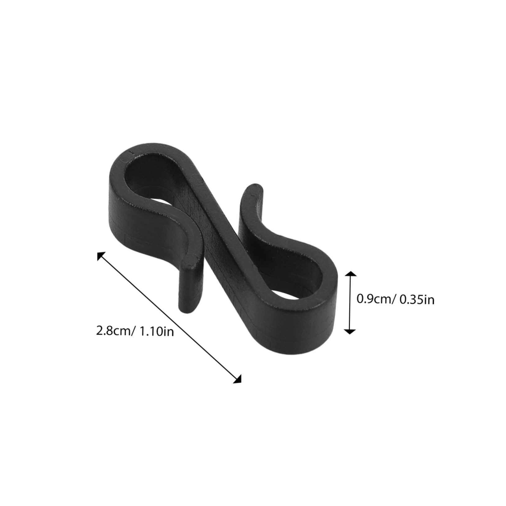 JECOMPRIS 10pcs Light Clips for Christmas Lights Hooks for Easy Installation Gutters Decks Banisters for Holiday Decor