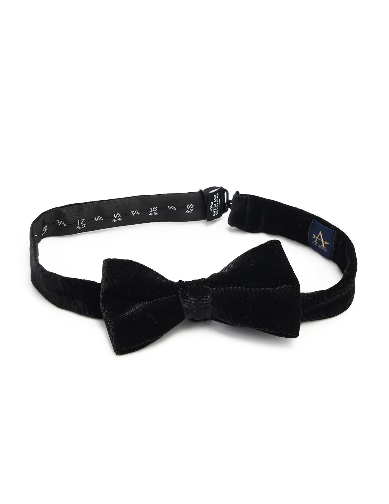 arrow Mens Solid Black Bow Tie-picture-44
