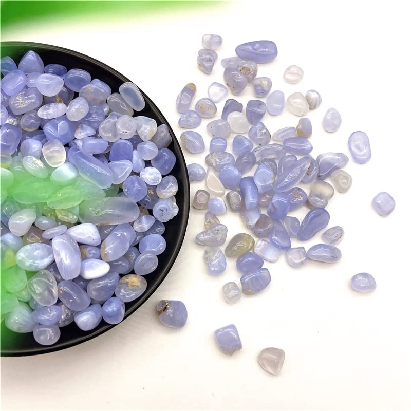 Cristallo di Quarzo Ghiaia Lucido Blu Naturale da 50 g Adatto for la Decorazione Domestica del Giardino dell'acquario Raccolta domiciliare