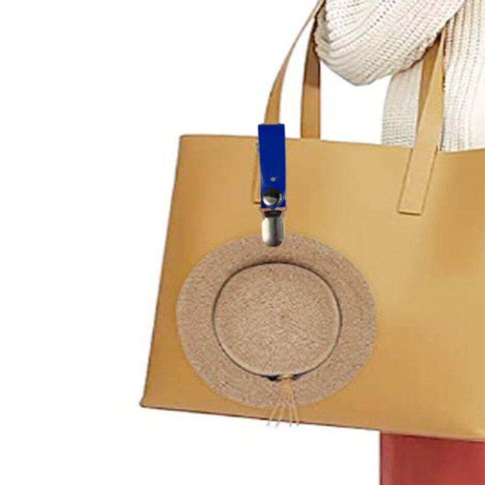 Confezione da 2 clip in cotone per cappelli da viaggio, stile