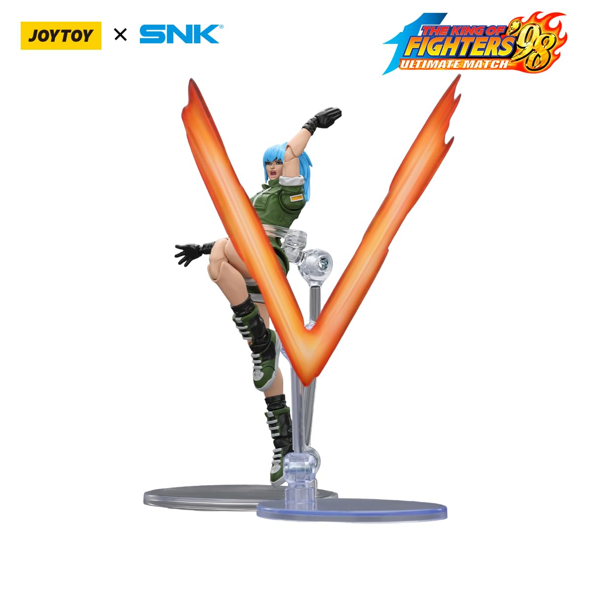 SNK レオナ　フィギュア　2体セット Amazon.com: JOYTOY SNK The King of Fighters KOF 98UM Ikari
